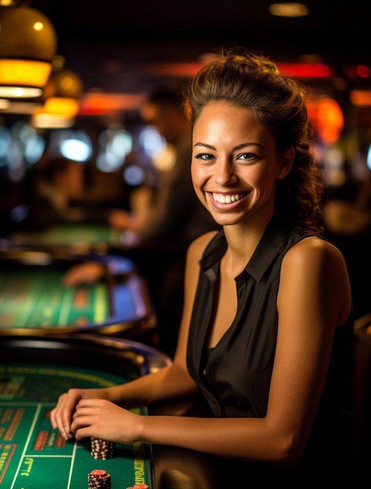 warga123 slot live casino tables on mobile showing blackjack and roulette dealers
